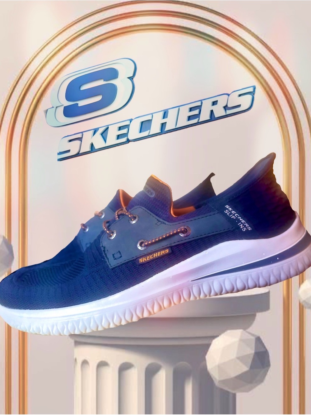 Skechers Men's Navy Slip Ins